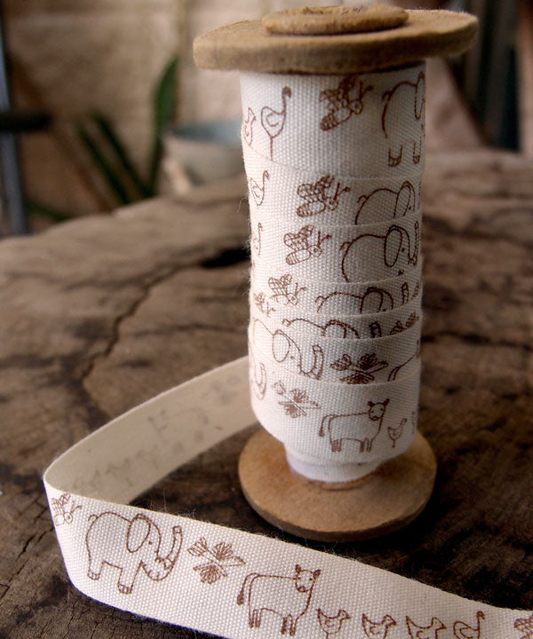 5/8" Cotton Blend Linen Ribbon