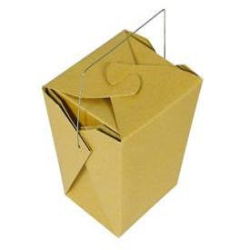 Kraft Paper Take Out Boxes - 72/Pack 4"