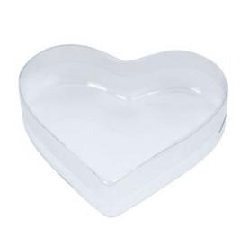 Clear Heart Shape Boxes - 144/Pack 5"