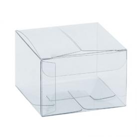 Clear Cubic Rectangular Boxes - 144/Pack