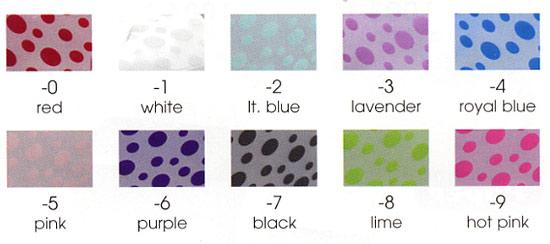 Polka Dot Take Out Boxes 4"