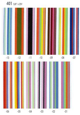 Stripe Grosgrain Ribbons 5/8"