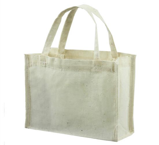 7 Inches X 6 Inches X 2 3/4 Inches Cotton Tote - 6pcs/Pack