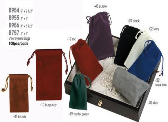 Velvet Bags - 100/Pack 2"