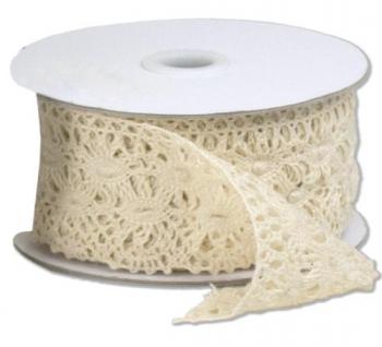 Cotton Crochet Lace Ribbon 2 1/3