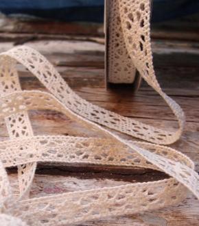 Cotton Crochet Lace Ribbon 1/3