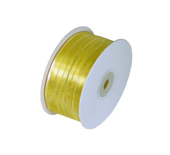 Metallic Ribbon With Wire Edge .625"X25y